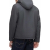 Áo Khoác Levi's Chính Hãng - Soft Shell Hooded Storm Coat - Màu Xám | JapanSport LM1RN012-gre