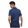 Áo Polo Adidas Nam Chính Hãng - Allover-Print Golf Polo Shirt - Màu Xanh | JapanSport HS7577