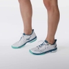 Giày Mizuno Nữ Chính hãng - Wave Exceed Tour 5 AC - Màu Trắng Xanh  | JapanSport 61GA227030