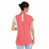 Áo Polo Mizuno Nữ Chính Hãng - Golf Wear Solar Cut Ice Touch Frill Tail Short - Màu Hồng Trắng | JapanSport E2MAC206-64