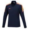 Áo Khoác Mizuno Chính Hãng - Stretch Fleece Shirt - Màu Xanh | JapanSport  P2MCA516-14