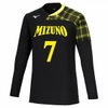 Áo Khoác Mizuno Chính Hãng - Official Game Shirt Long Sleeve Volleyball - Màu Đen | JapanSport V2MAB121-94
