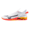 Giày Tennis Mizuno Nam Chính hãng - WAVE MIRAGE 5 - Màu Trắng/Cam | JapanSport X1GA235098