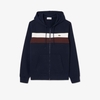 Áo Khoác Lacoste Chính hãng - Men's Zip-Up Colorblock Hoodie - Màu Navy | JapanSport SH5913-51-6WZ