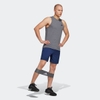 Quần Short Adidas Chính Hãng - Train Essentials Knit Workout - Màu Xanh | JapanSport IC6977