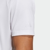Áo Polo Adidas Golf Nam Chính Hãng - Solid short sleeve shawl collar - Trắng | JapanSport GM0677