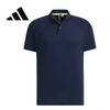 Áo Polo Adidas Golf Nam Chính Hãng - Solid short sleeve shawl collar - Navy | JapanSport GM0678