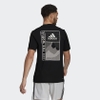 Áo Phông Adidas Nam Chính Hãng - Sportphoria AEROREADY Graphic Tee  - Đen | JapanSport GL2361