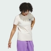 Áo Phông Adidas Nữ Chính Hãng - Sports Statement Short Sleeve T-Shirt - Kem | JapanSport IC1647