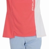 Áo Polo Mizuno Nữ Chính Hãng - Golf Wear Solar Cut Ice Touch Frill Tail Short - Màu Hồng Trắng | JapanSport E2MAC206-64