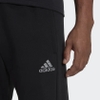 Quần Adidas Nam Chính Hãng - STADIUM FLEECE BADGE OF SPORT CUFFED PANTS - Đen | JapanSport HP1947