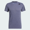 Áo Phông Adidas Nam Chính Hãng - T-shirt HEAT.RDY 3-Stripes Violet - Tím | JapanSport H16865