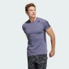 Áo Phông Adidas Nam Chính Hãng - T-shirt HEAT.RDY 3-Stripes Violet - Tím | JapanSport H16865