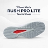 Giày Tennis Wilson Nam Chính hãng - Rush Pro Lite - Màu Trắng | JapanSport WRS333760