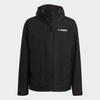 Áo Khoác Adidas Nam Chính Hãng - Terrex Multi RAIN.RDY TWO-LAYER RAIN JACKET - Đen | JapanSport GI7296