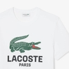 Áo phông Lacoste Chính hãng - Printed Cotton T-Shirt - Màu Trắng | JapanSport TH5634-51-001