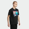 Áo Phông Adidas Nam Chính Hãng - Tokyo Open Source Short Sleeve T-shirt - Đen | JapanSport HI5940