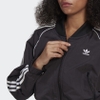 Áo Khoác Adidas Chính hãng - Adicolor Classics Cropped Fashion Track Jacket - Đen | JapanSport GN2791