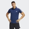 Áo Polo Adidas Nam Chính Hãng - TRAIN ESSENTIALS PIQUÉ 3-STRIPES TRAINING - Xanh | JapanSport IB8108