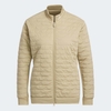 Áo Khoác Adidas Nữ Chính Hãng - WIND. RDY Insulated Quilted Jacket with BOS Logo - Màu hồng | JapanSport IS4775