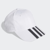 Mũ Adidas Chính Hãng - 3-Stripes Baseball Cap - Trắng | JapanSport FL3714