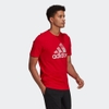 Áo adidas chính hãng -  Extrusion Motion Puff-Print Logo Graphic Tee - đỏ | Japansport GL2401