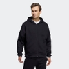 Áo Khoác Adidas Nam Chính Hãng - Wording Full Zip Hoodie - Đen | JapanSport GT6355