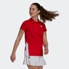 Áo Tenis Adidas Chính hãng - Tennis picket polo Nữ - Đỏ | JapanSport GT7870