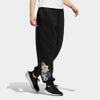 Quần Adidas Nữ Chính Hãng - FLORAL GRAPHIC CUFFED JOGGERS - Đen | JapanSport HM6254