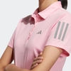 Áo Polo Adidas Nữ Chính Hãng - STRIPES SHORT SLEEVE POLO - Hồng | JapanSport HS6981