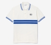 Áo Polo Lacoste Chính hãng - Regular Fit Logo Stripe Stretch Cotton - Màu Trắng | JapanSport PH2759-51-IUP