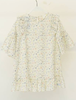 Váy trắng đuôi cá họa tiết Spring 100% organic cotton Sarah Betz