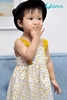 Váy thô hai dây vàng bản to hoa vàng 2BOUQUET