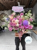 LẴNG HOA TẶNG SINH NHẬT MẸ| Lẵng hoa màu tím chúc mừng sinh nhật mẹ