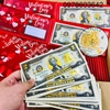 Tiền 2 USD Valentine Mạ Vàng 3D - Phukiensuutam.com
