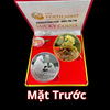 Cặp Xu Úc Hình Con Ngựa Mạ Vàng Bạc Tặng Hộp Nhung