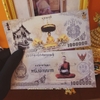 Tiền Lưu Niệm 1 Triệu Baht Hình Phật Chùa Vàng Và Linh Phù May Mắn Thái Lan