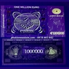 Cặp Tiền Lưu Niệm 1 Triệu USD Và Euro Dạ Quang
