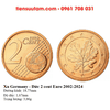 Bộ 8 Xu Euro 