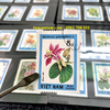 Bộ 8 tem Việt Nam chủ đề Hoa