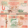 Cook Islands 20 Dollars 1992 UNC - Phukiensuutam.com