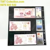 Album tiền quốc tế và 20 phơi tiền 3 ngăn đen đựng 120 tờ tiền - TMT Collection.com