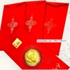 Bao Lì Xì Lộc Hình Mèo Thần Tài Mạ Vàng - Tiensuutam.com