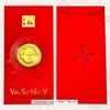Bao Lì Xì Lộc Hình Mèo Thần Tài Mạ Vàng - Tiensuutam.com