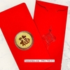 Bao Lì Xì Lộc Hình Mèo Thần Tài Mạ Vàng - Tiensuutam.com