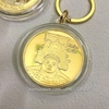 Móc Khoá Xu Lưu Niệm Bà Chúa Xứ Châu Đốc Mạ Vàng