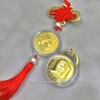 Dây Treo Ô Tô Xu Hình Cô Sáu Côn Đảo Mạ Vàng