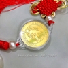 Dây Treo Ô Tô Xu Hình Cô Sáu Côn Đảo Mạ Vàng