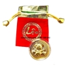 Đồng Xu Con Rồng Cute Tặng Túi Gấm Lộc