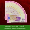 Tiền Lì Xì Tết Hình Con Mèo của Venezuela